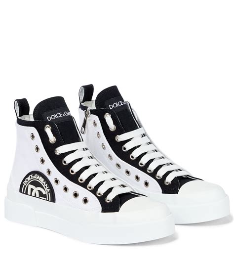dolce and gabbana high top sneakers